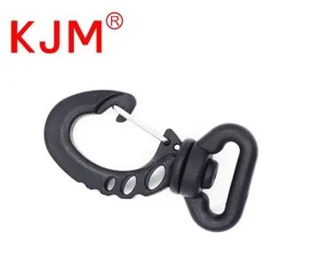 ตัวล็อคแบบหมุนพลาสติก Carabiner